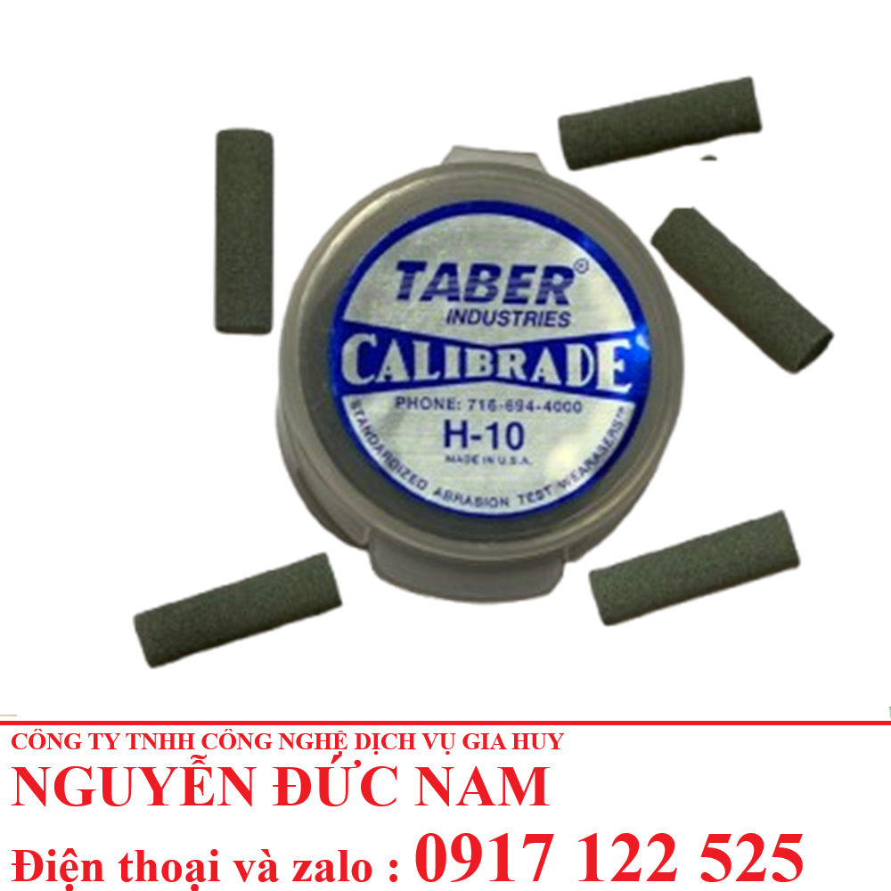 Thanh mài H-10 loại 5 viên hãng Taber – Giải pháp kiểm tra độ bền vật liệu chuẩn ASTM cho ngành nội thất