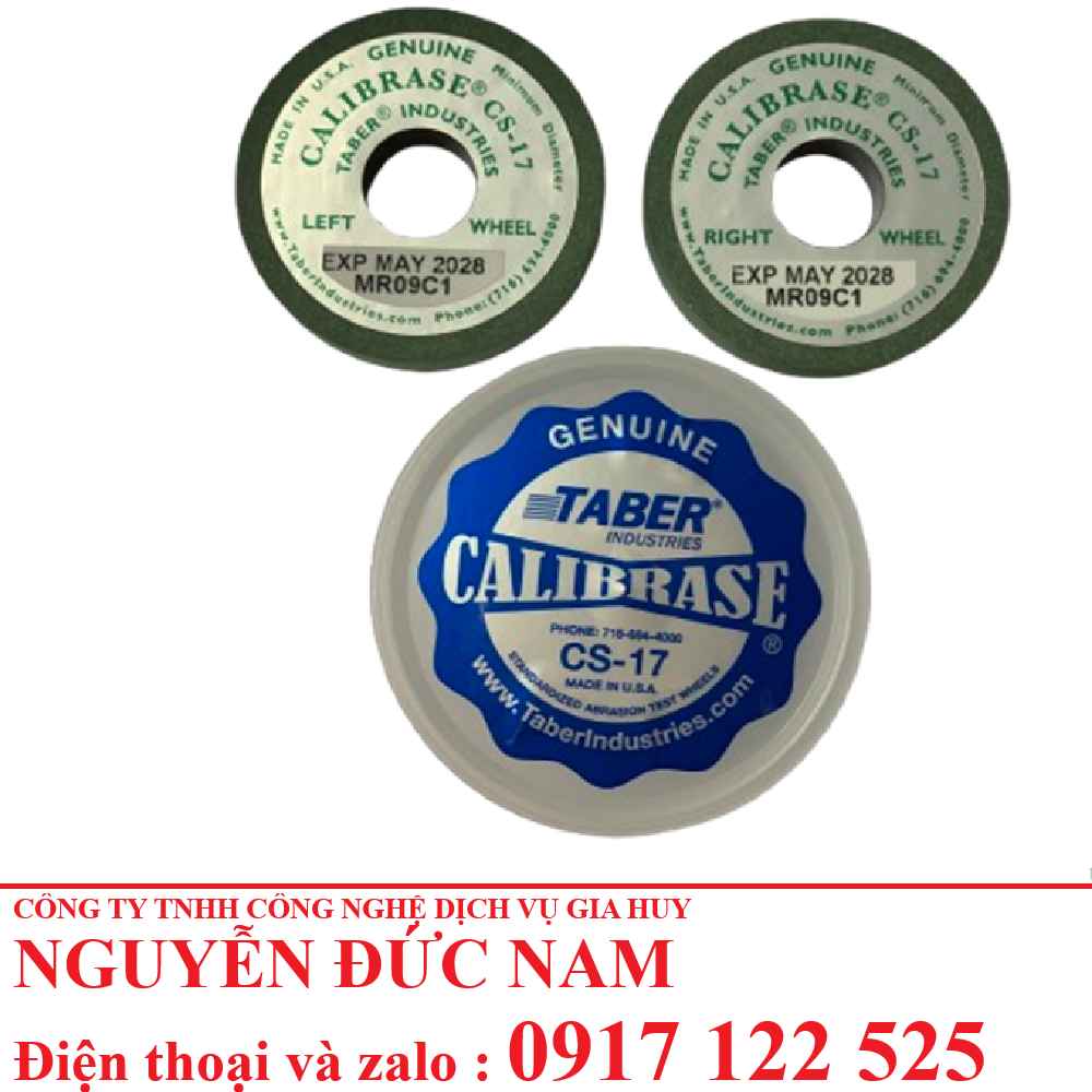 Tsber Đá mài Taber CS-17 loại 2 viên tròn – Kiểm tra độ mài mòn chuẩn ASTM ...