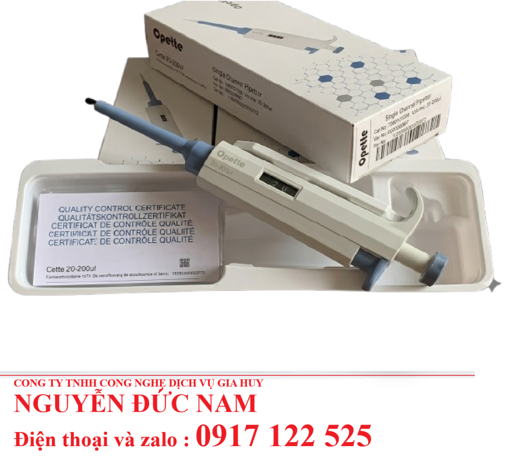 Micropipet Tự Động 1 Kênh Chính Xác 0.1-1000µl Giá Tốt